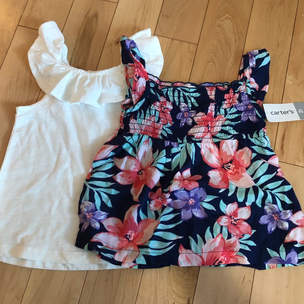 NWT Carter’s Toddler Tanks 2T